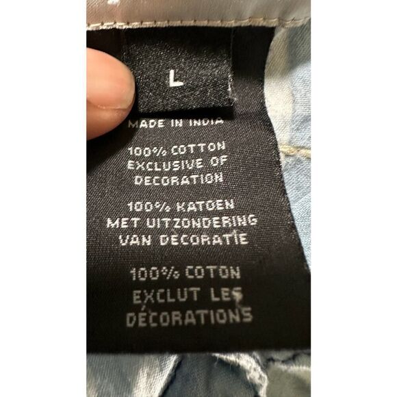 Harley Davidson Motorcycles Womens Blue Large Button Down Pocket Shirt - Picture 8 of 10